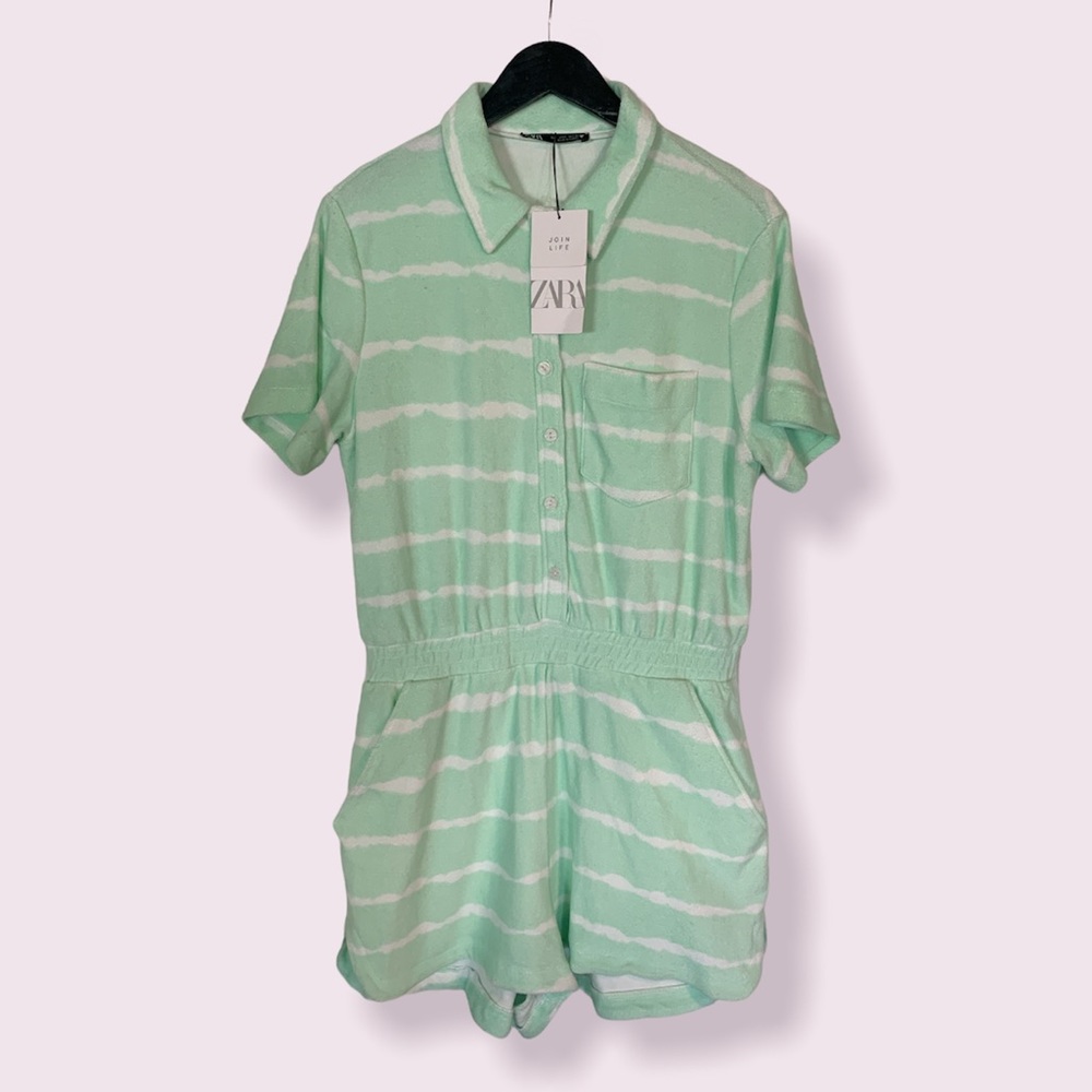 Zara Terry Cloth Romper